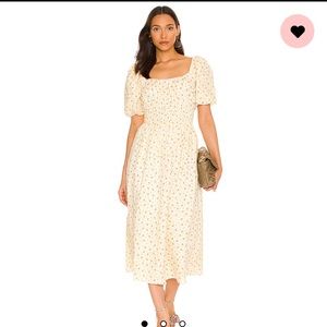 Faithful the brand Rowena apricot dress size small